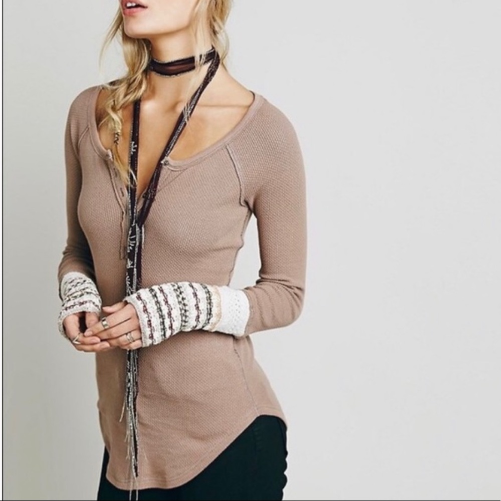 Free People Button Thermal